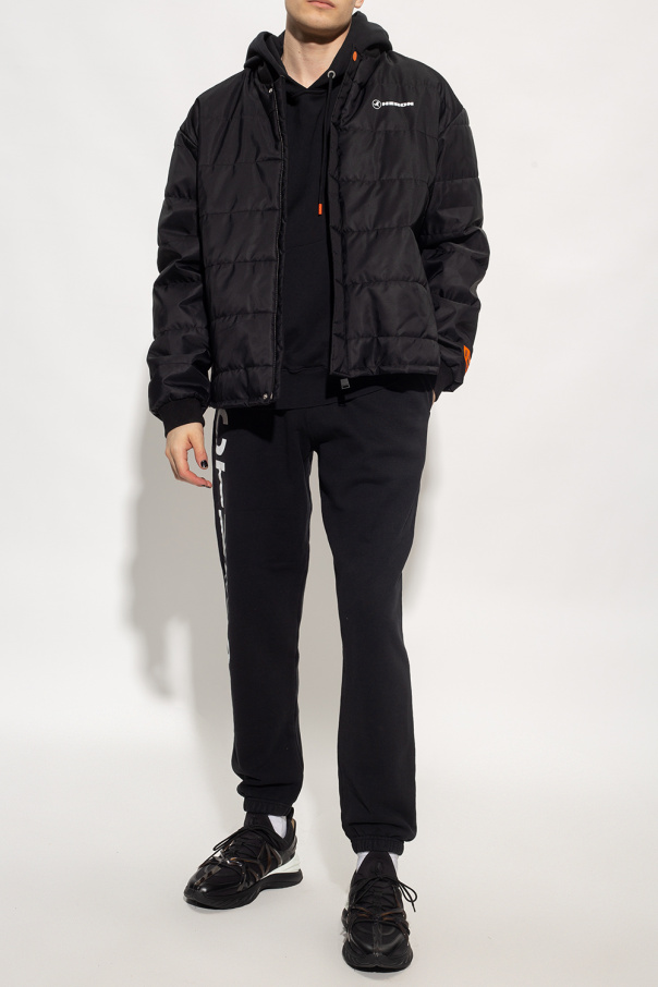 【関税込み】Heron Preston ブラック Sponsor スウェットパンツ Heron Preston(ヘロンプレストン) パンツ・ボトムス(メンズ